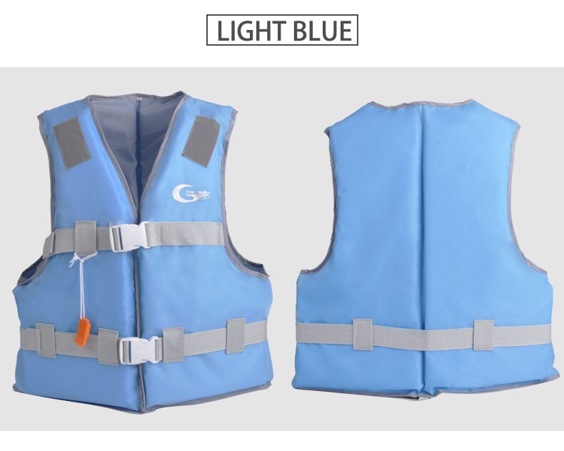 Yonsub Acqua Sicurezza E Prevenzione Nello Sport Uomini E Donne Giacca di Maglia di Pesca Fischietti Vita Giubbotti per Adulti di Nuoto in Barca a Vela: Blu / M.