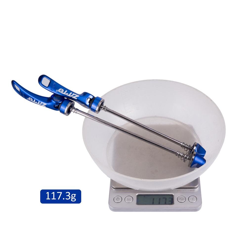 2 Stuks Quick Release Bolt Lever Axle Road Mountainbike Hub Snelspanner Aluminium Handvat Staal Core Quick Release spiesjes