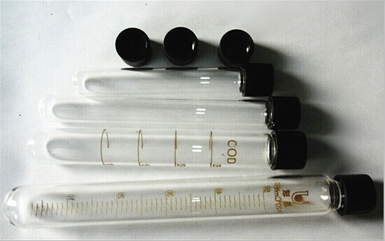 Digestion Tube 10ml 15ml 25ml COD Digestion Tube Threaded Port with Lid
