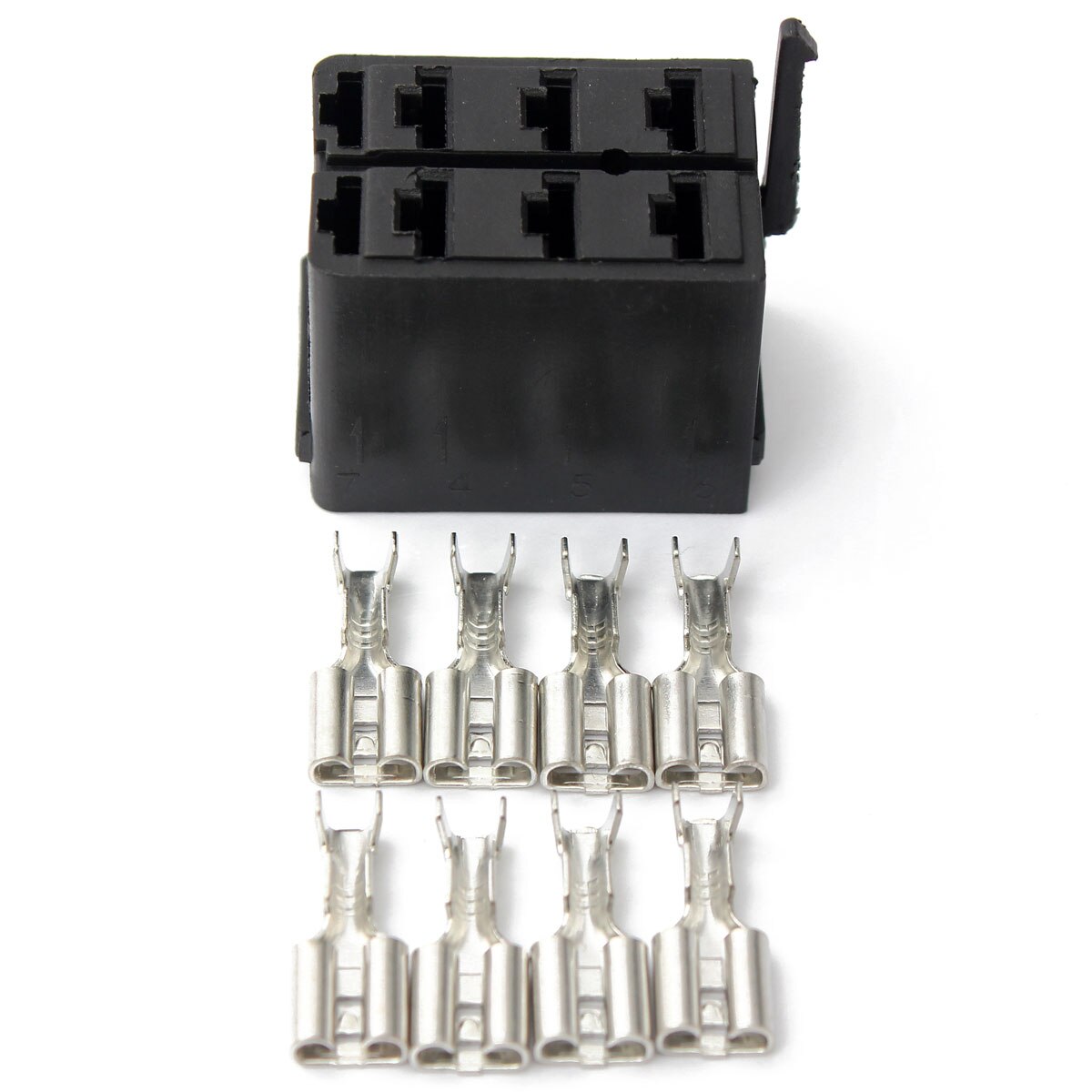8X Female Spade Terminals Connectors Wire Terminal Connector For ARB Socket Plugs Carling Rocker Switch
