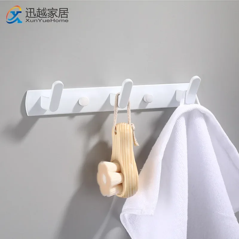 Zauberstab Halfter Kleider haken Kleider handtuch Halfter weiß Aluminium Toilette Flur Haken hängen Regal Schlecht Küchen zubehör