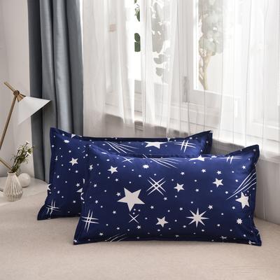 1 piece 48*74cm Rectangle cotton Throw Pillow Case Super Soft Pillowcases Washable Home Bed Adornment Pillowcase: Meteor shower