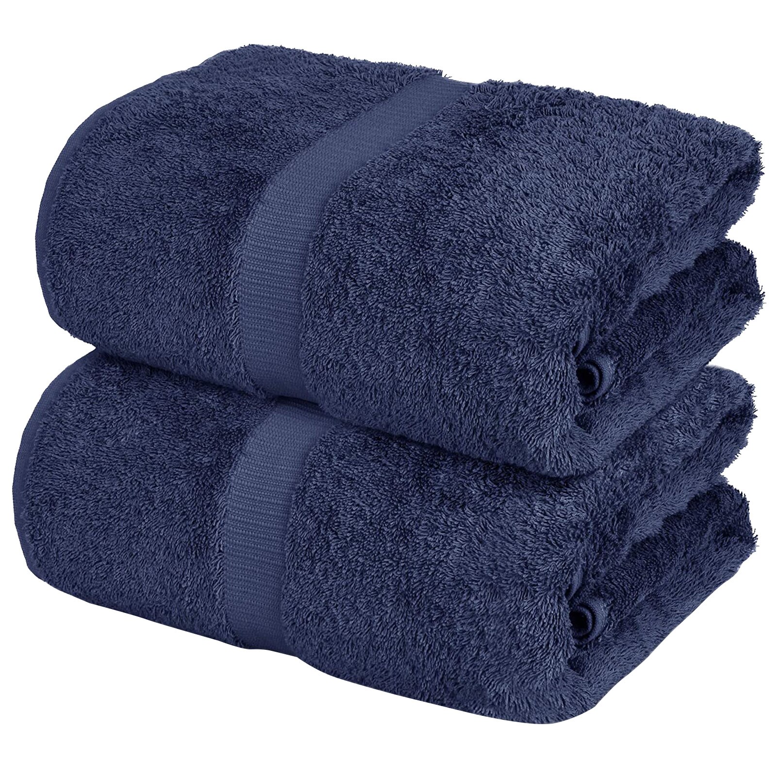 2 pièces coton serviettes de bain épais doux respectueux de la peau serviettes absorbantes doux et confortable 100% coton serviettes sûr et: Beige