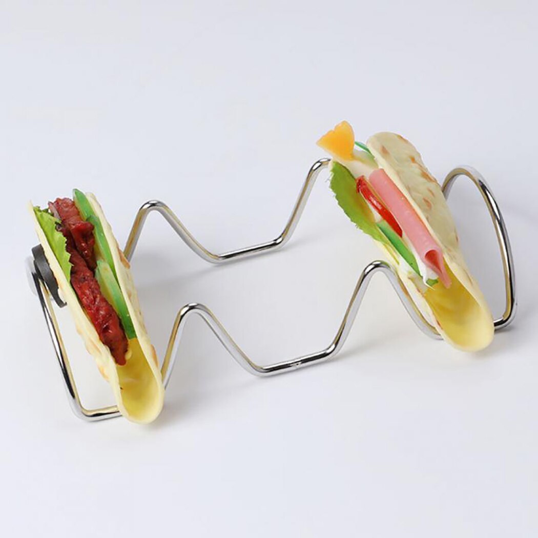 Convenient Chic Stainless Steel Taco Holder Stand ... – Grandado