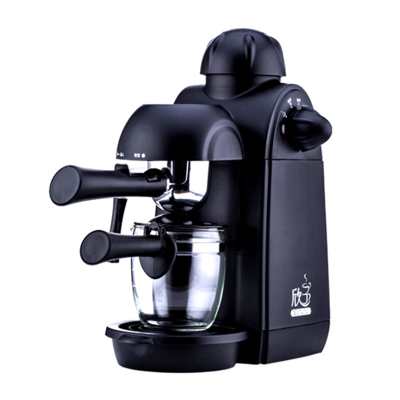 Household Espresso Coffee Maker Steam Pump Pressure Coffee Machine Small Size Italian Style Coffee Maker