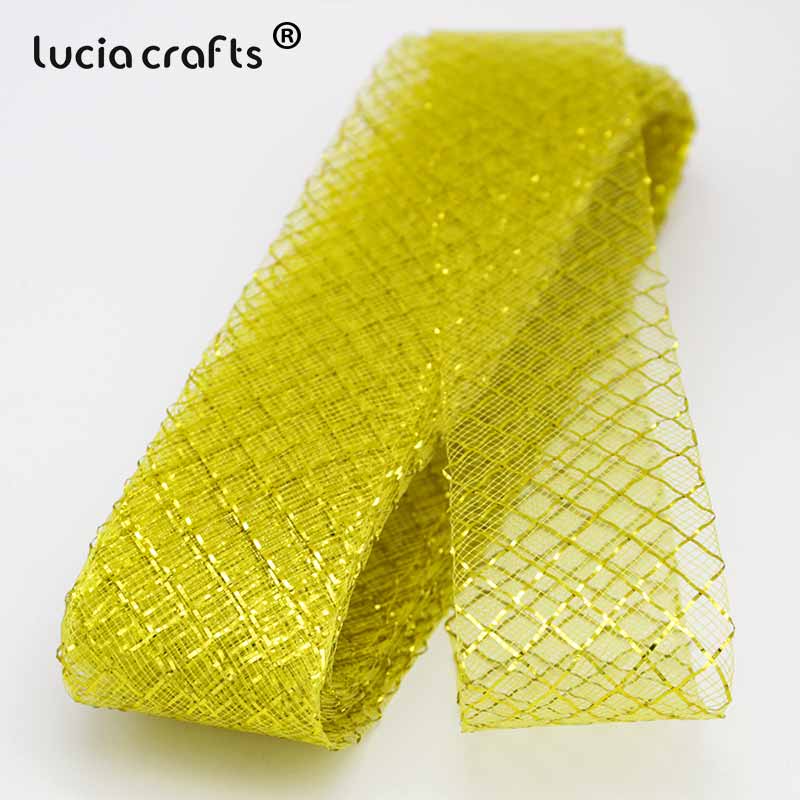 Lucia rzemieślnictwo 10 metrów/partia 40mm wstążka nylonowa dla majsterkowiczów Wykonany ręcznie kwiaciarnia kwiatowy materiał M0501