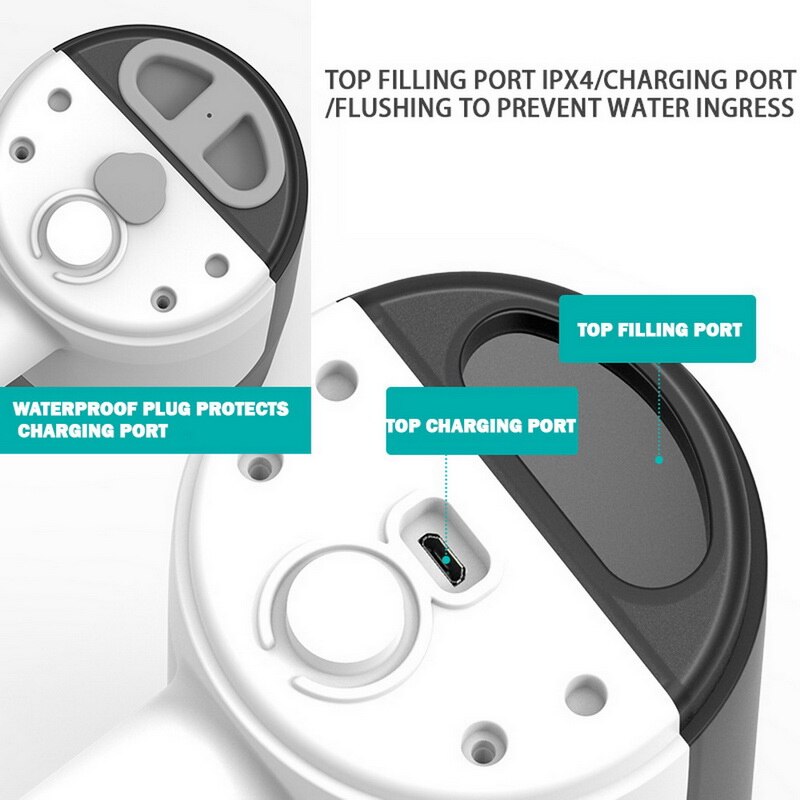 450ml Automatic Foam Soap Dispenser Infrared Sensing Soap Dispenser Intelligent Induction Liquid Soap Dispenser Bathroom Kitchen