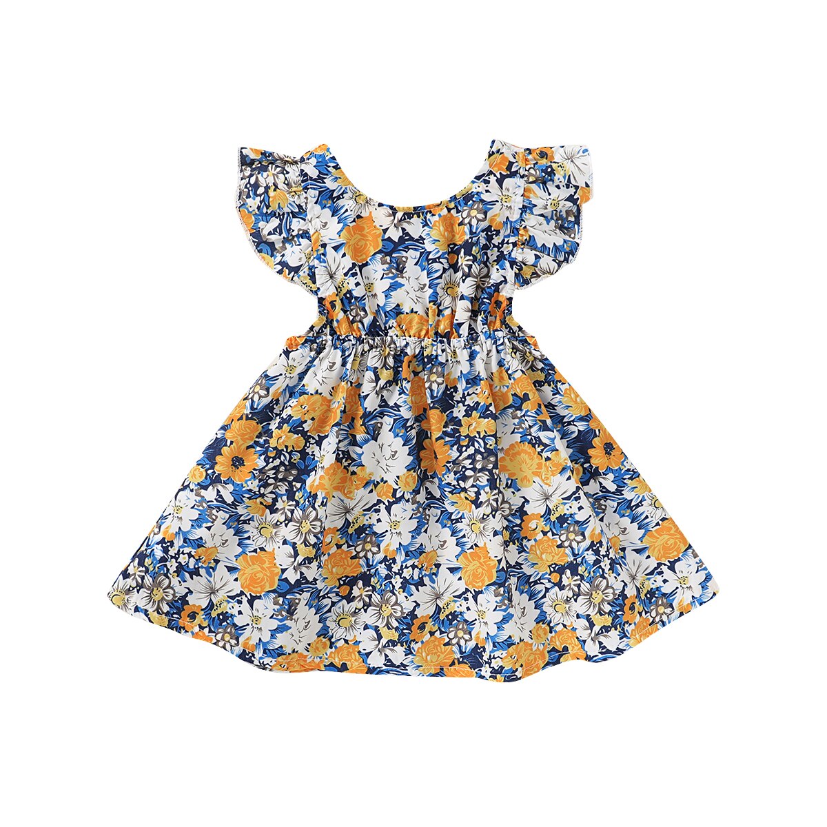 Uk toddler baby pige tøj søster matchende romper bodysuit kjole bomuld outfit: 120 / B