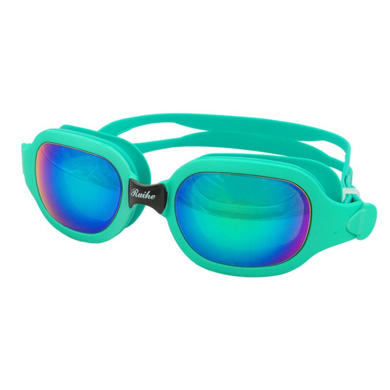 Gafas de sol profesionales antiniebla para mujer, lentes de natación impermeables, máscara de buceo, novedad: Sky Blue