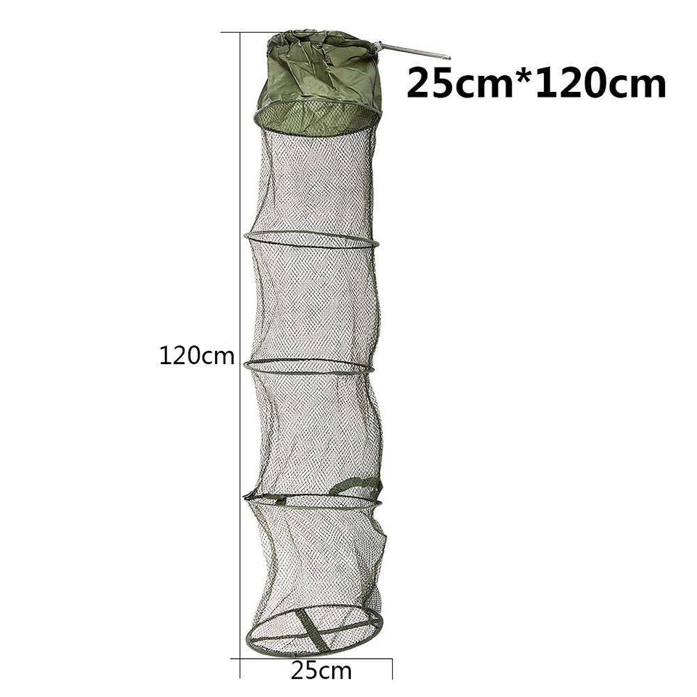 5 lagen Inklapbare Vissen Mand Dip Net Vissen Kooi Te Houden Vis Levend In Het Water 30cm x 140cm Vissen Accessoires Tool: A