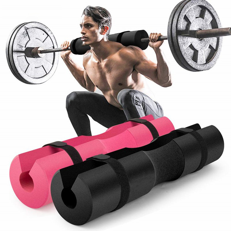Schaumstoff Langhantel Hocken Nackenschutz Langhantel Abdeckung Schulterpolster ziehen hoch Hocken Bar Schulter Rücken Schützen Pad Griff Fitness Gewichtheben