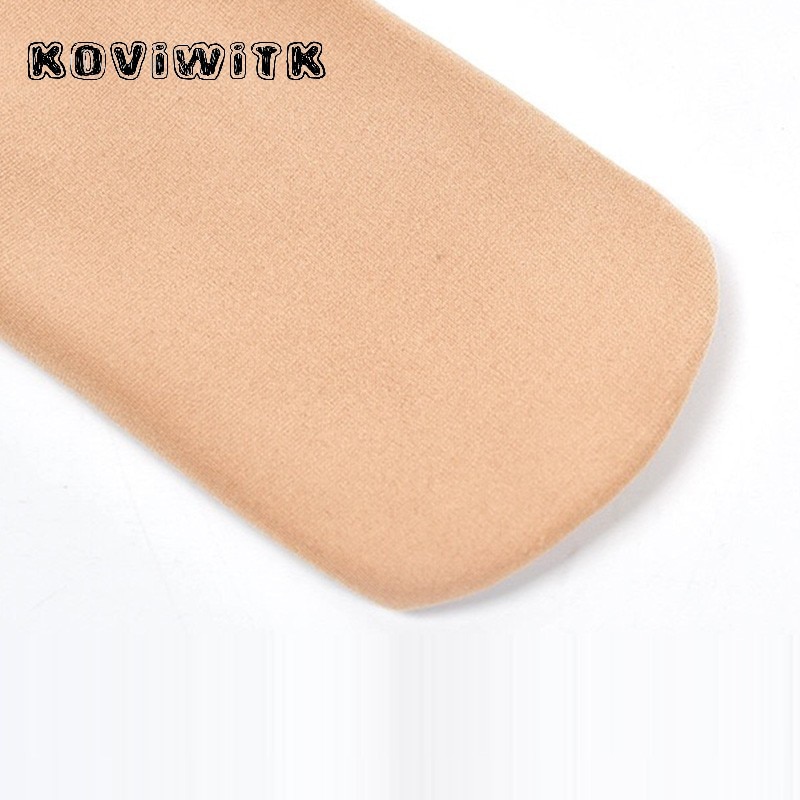 Tyylikkäät mustat pitkät korkeat kiinteät sukat polvi naisten puuvilla joustava sukka talvi lämmin paksu plus sametti naisen häihin joulusokki