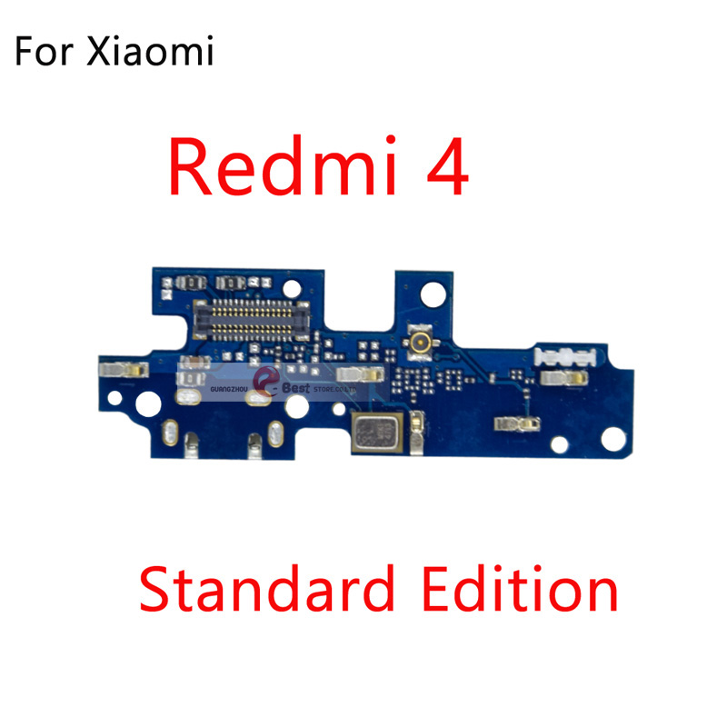 USB Charging Port Board Flex Cable Connector with microphone For Xiaomi Redmi Note 2 3 4 5 Plus Pro 5A 6 Pro 4x 4A 6A: For Redmi 4