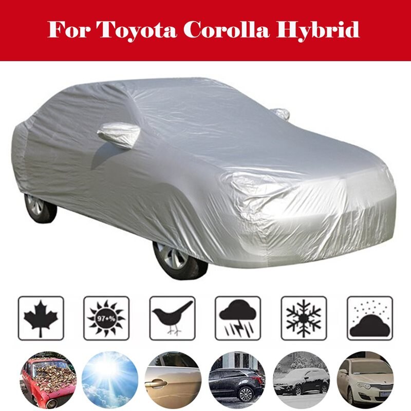 Auto Suv Sedan Indoor Outdoor Full Car Cover Zon Uv Sneeuw Dust Regenbestendig Bescherming Voor Toyota Corolla Hybrid