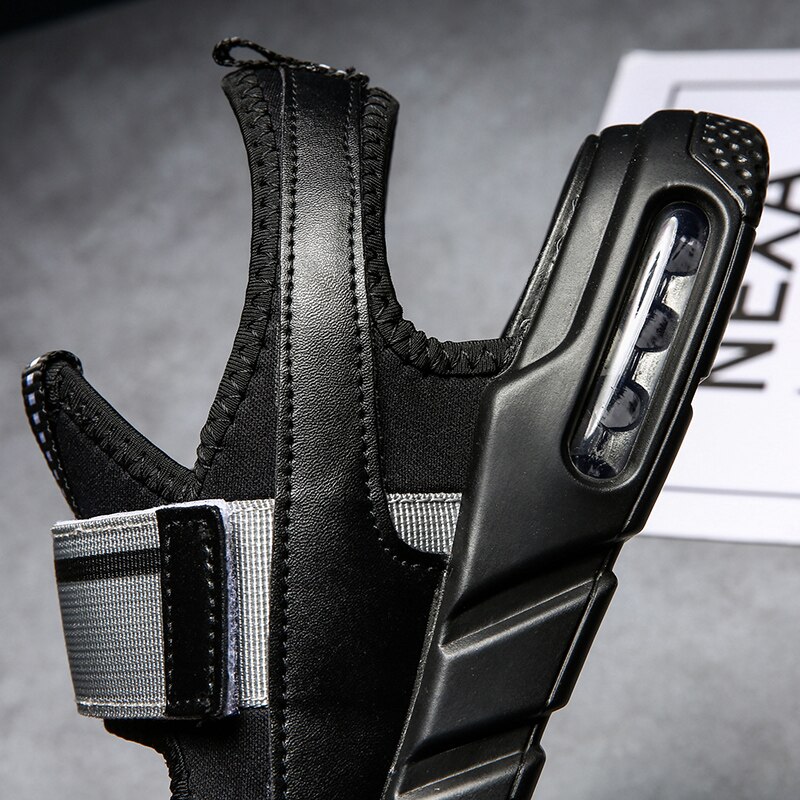 Fznyl kesä miesten sandaalit ilmatyyny vaimennus urheilu rantasandaalit miehen ulkoilu kengät miesten sandaalit 39-44