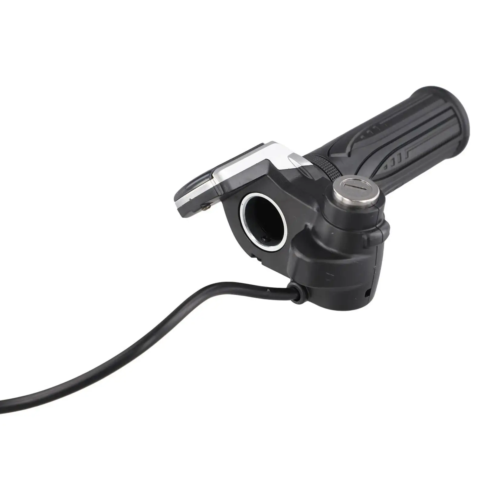 Poignée d'accélérateur pour Scooter électrique 36V/48V/60V, avec verrouillage à clé, indicateur d'alimentation, contrôle de vitesse, guidon, accélérateur d'accélérateur pour scooter électrique