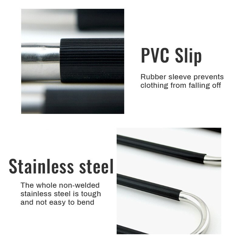 Colgadores de ropa en forma de S de 5 capas, perchas de almacenamiento para pantalones, Perchero de tela, organizador de armario de almacenamiento multicapa, 1 unidad