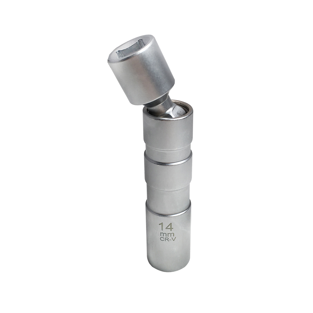 14Mm Dunne Muur Bougie Socket Drive 12-Punt Drive Socket Spark Stopcontacten Magnetische Removal Tool