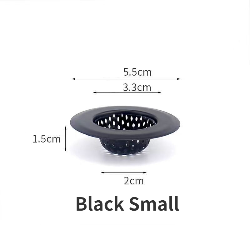 Stainless Steel Sink Filter Mesh Shower Floor Drain Hair Catcher Stopper Food Slag Drainer for Kitchen Bathroom Accessories: Chrome