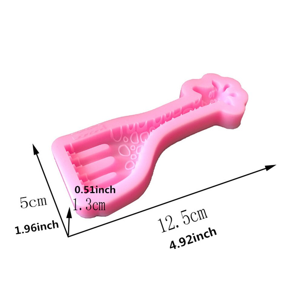 Cartoon Giraffe Chocolade Silicone Mold Fondant Cake Candy Mallen Koekjes Gebak Koekjes Mal Bakken Taart Decoratie Gereedschap Klei: A079
