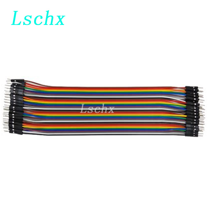Fils de Raccordement DuPont pour Arduino, Câble de Connexion Mâle à Mâle + Femelle à Femelle et Mâle à Femelle, Kit de Bricolage, 40 Pièces