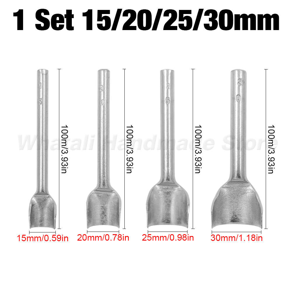 Perforadora semicircular de 3-50mm, perforadora en forma de arco para correa de cinturón, cinturón de cuero, cortador de esquina de cuero semicircular, herramientas artesanales, 1 ud.: Oro