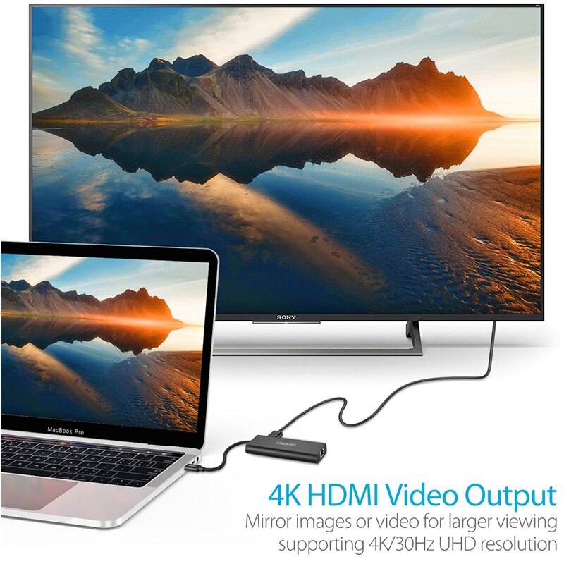 CHOETECH USB HUB C HUB to Multi USB 3.0 HDMI RJ45 Adapter SD Reader for MacBook Pro USB-C Type C 3.0 Splitter 2 Port USB C HUB