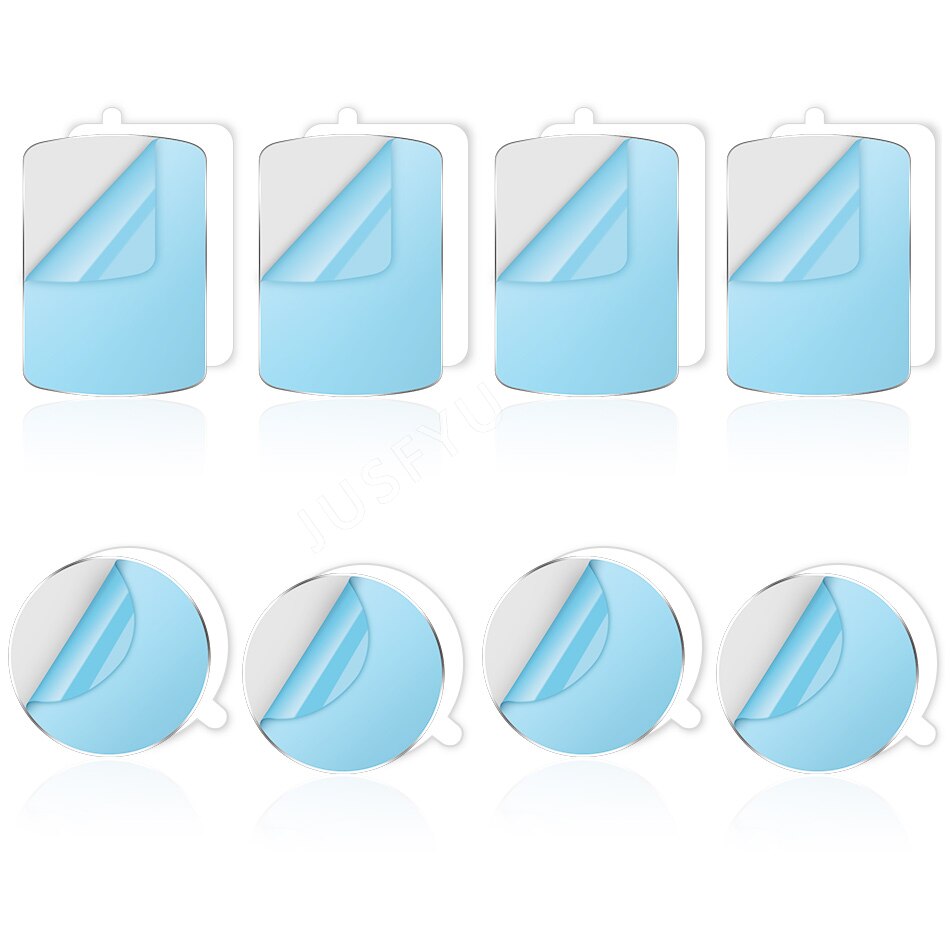 3M Metal Plate Disk iron Sheet For Magnet Mobile Cell Phone Holder For Magnetic Car Air Vent Mount Phone Stand Mount Support: 4 Round 4 Rectangle