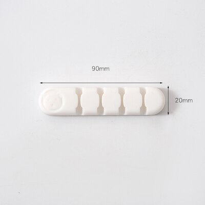 Self-adhesive Desk Set Wire Clip Electrical Wire Fitted Hooks&Rails Data Cable Glands Winder Organizer Cable Protector: D