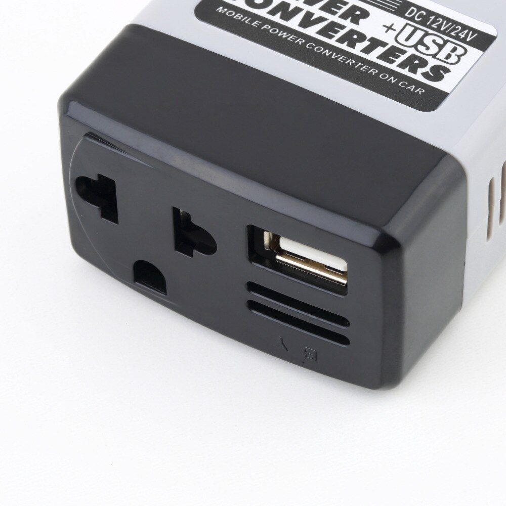 Dc 12/24 V Naar Ac 220 V/Usb 6 V Auto Omvormer Adapter Mobiele Auto Power autolader Converter Met Usb Interface