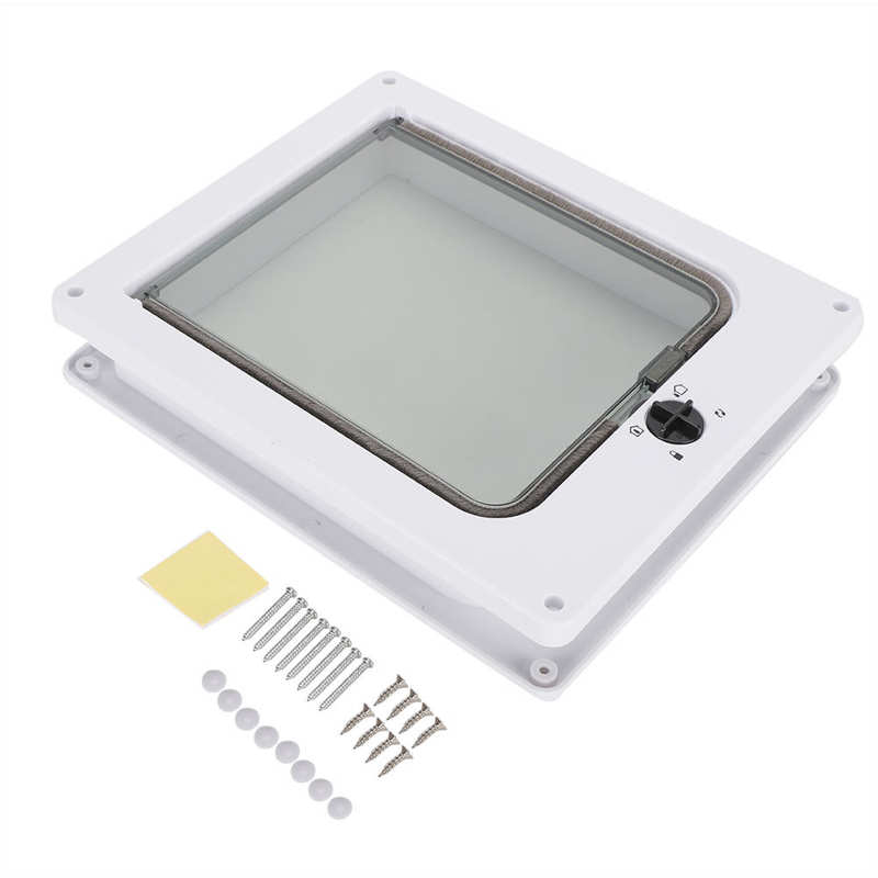 White Pet Door Screen Pet Door for Cats Dogs