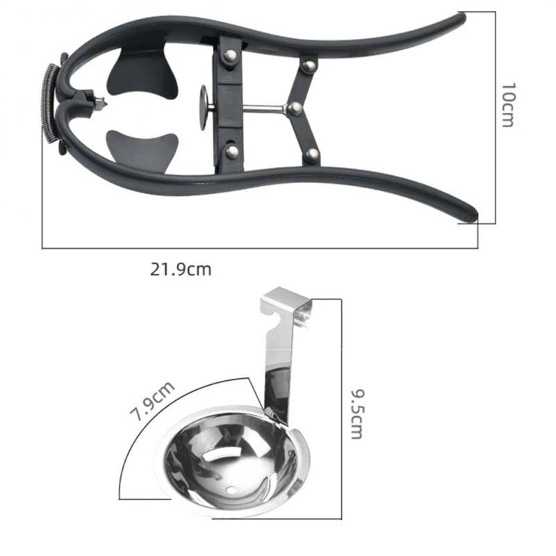 Handheld Eiwit Separator Multifunctionele Roestvrij Staal Ei Opener Schaar Eierschaal Cracker Topper Opener Keuken Fornuis: Default Title