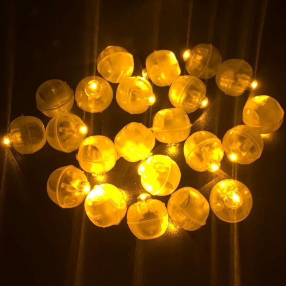 10 stk led mini festlys dekorasjon ball lys ballong lys bar papir lanterne bryllup ballong lampe dekor lamper natt
