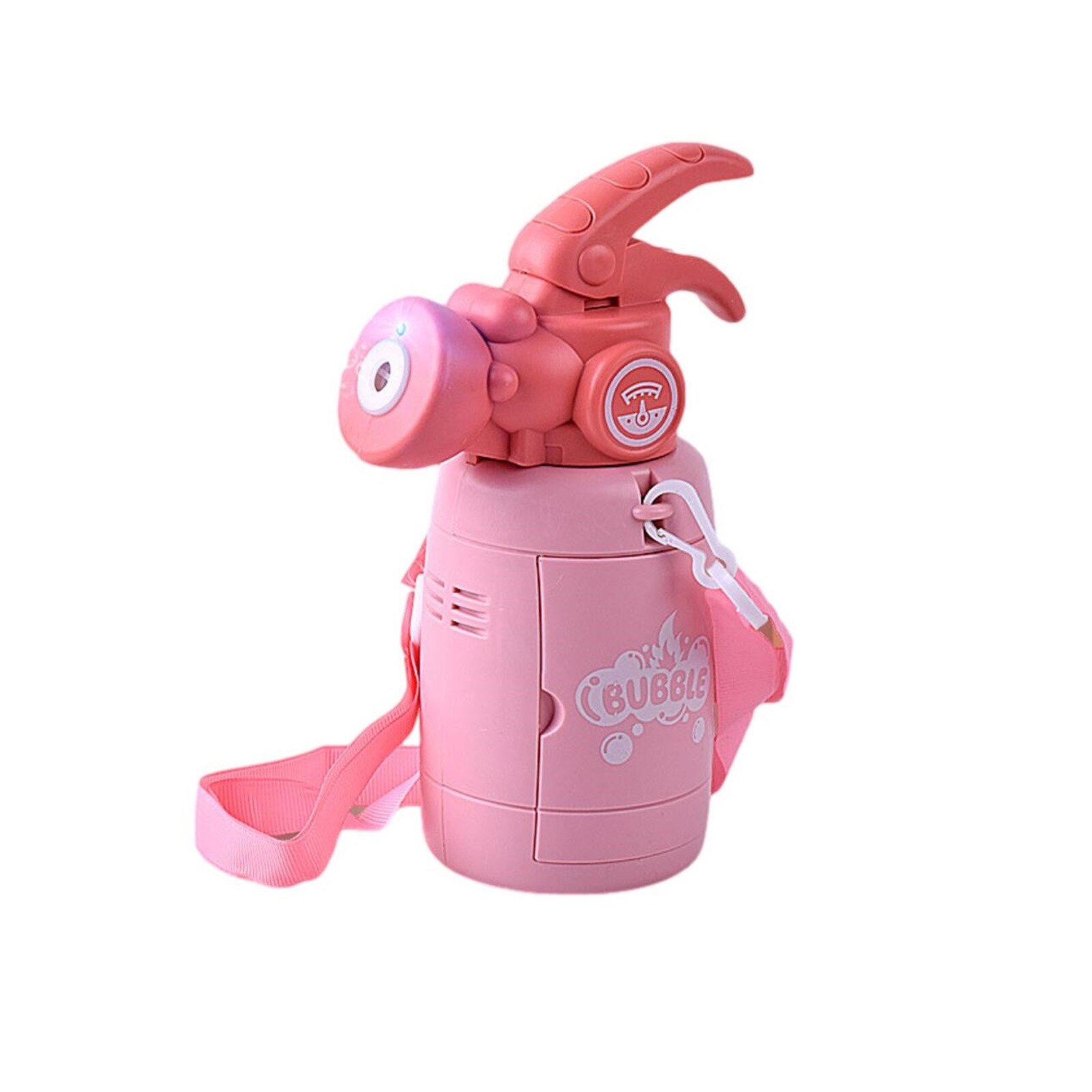 Grappig Magic Bubble Blower Machine Elektrische Automatische Bubble Maker Gun Met Mini Fan Kids Outdoor Speelgoed Bruiloft: Roze