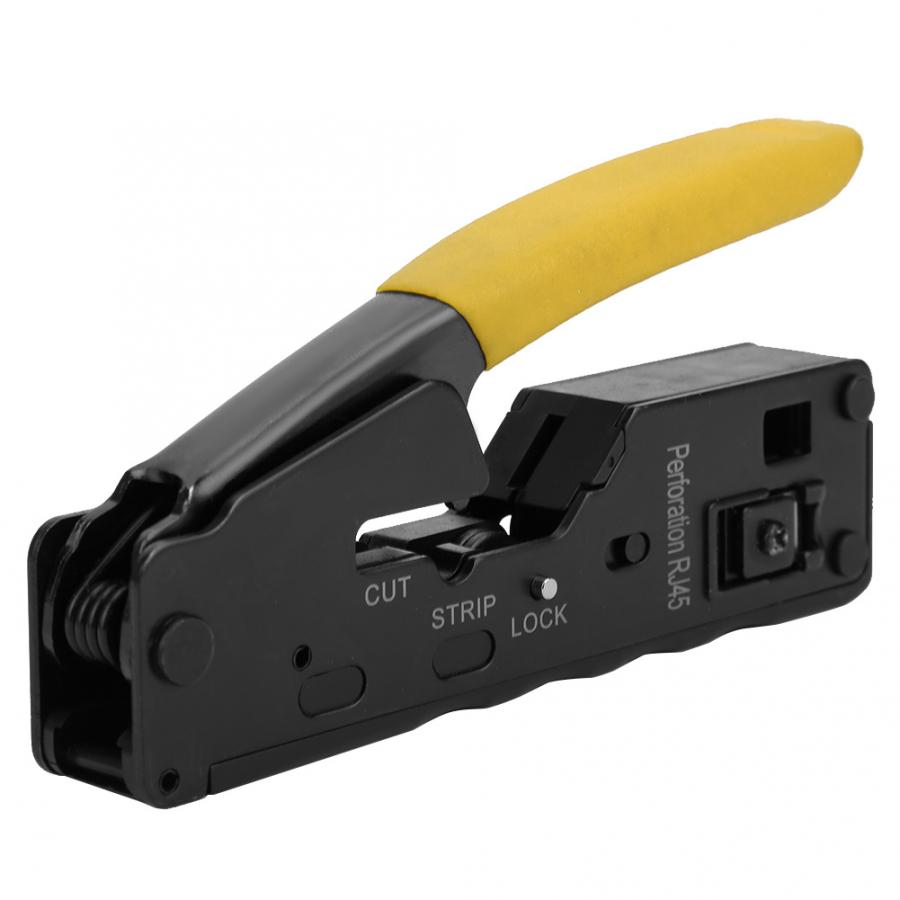Network Crimper Cable Stripping Plier Network 6P8P Cable Crimping Tools for CAT-5 CAT-6 CAT-7 Wire Crimping
