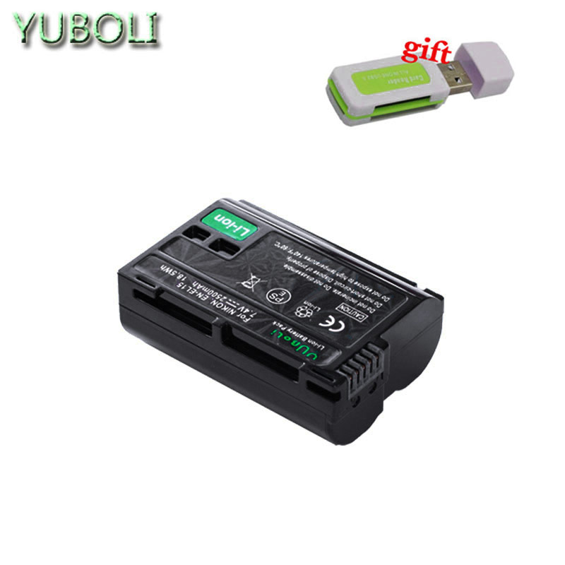 Bateria en  el15 el15a en -el15a enel 15 en-el15 batteri för nikon  d500 d600 d610 d750 d7000 d7100 d7200 d800 d800e d810 d810a & 1 v1: 1 batteri
