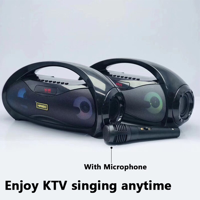 Powerful Bluetooth Speaker with Mic Wireless Portable Column Home Theater Music Center System 4D Stereo Subwoofer caixa de som