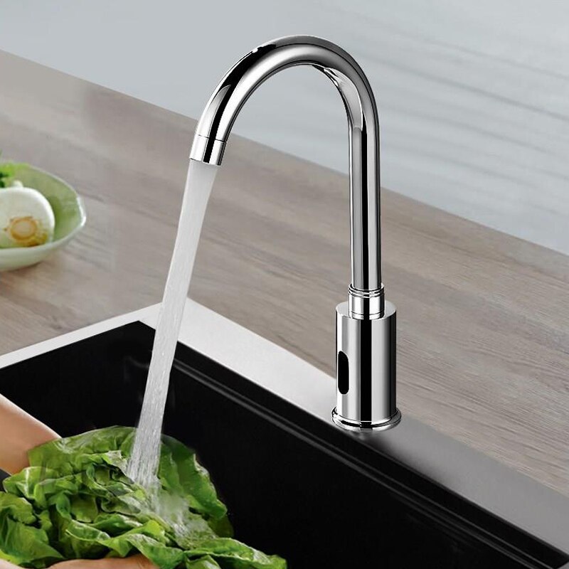 Badkamer Automatische Sensor Water Kraan Koperen W... Grandado