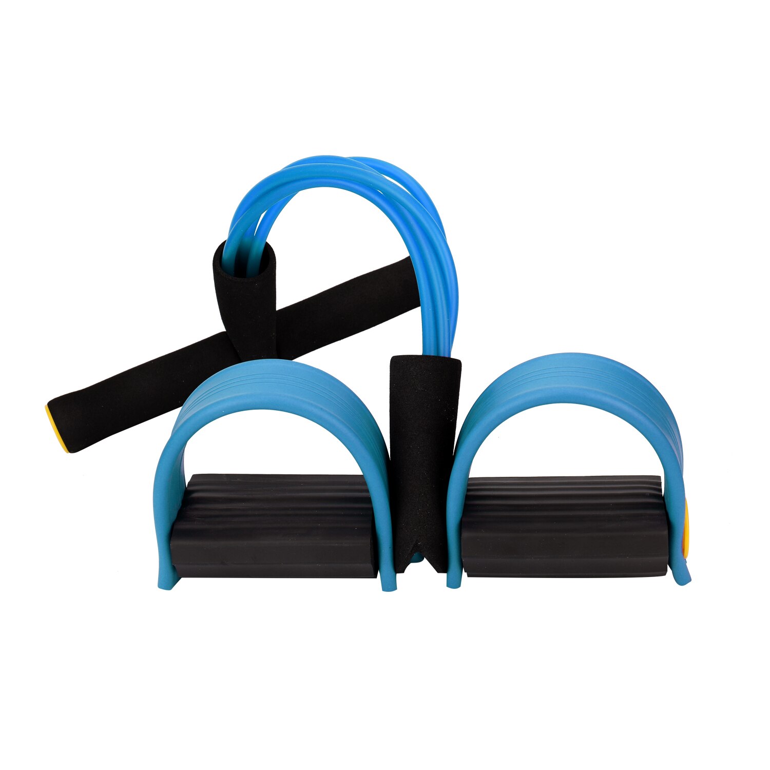 Gym Fitness Equipment Four Tube Home Rope Pedal Exerciser Tractor Elastic Calf Rope Sit-ups Abdomen Leg Tensioner Foot Puller