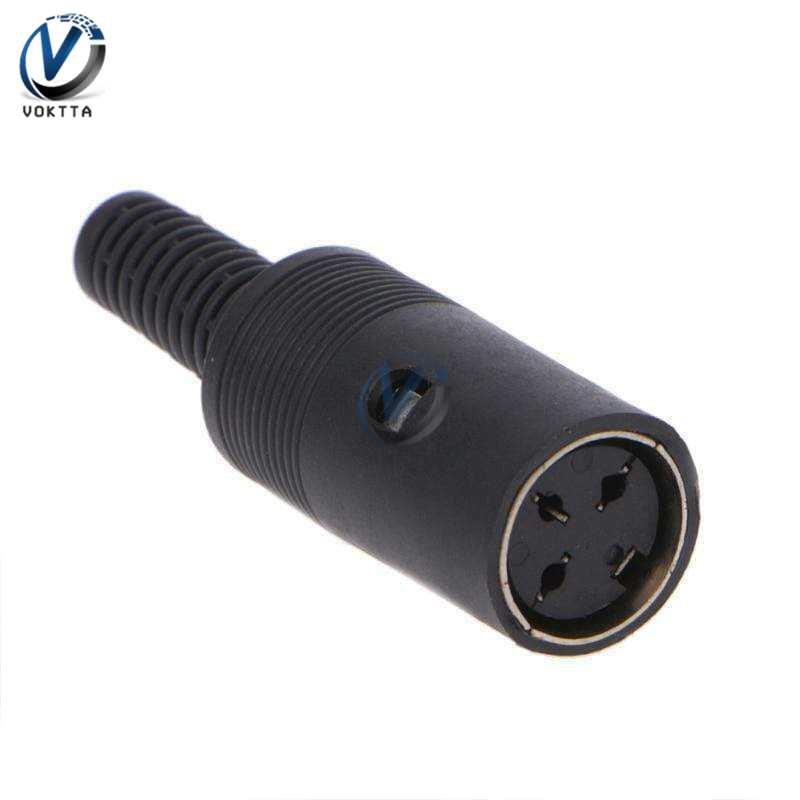 1Pc Stecker/Buchse DIN Stecker Stecker 3/4/5/6/7/8 PIN Chassis Kabel Montieren Chassis Kabel Montieren Mit Kunststoff Griff