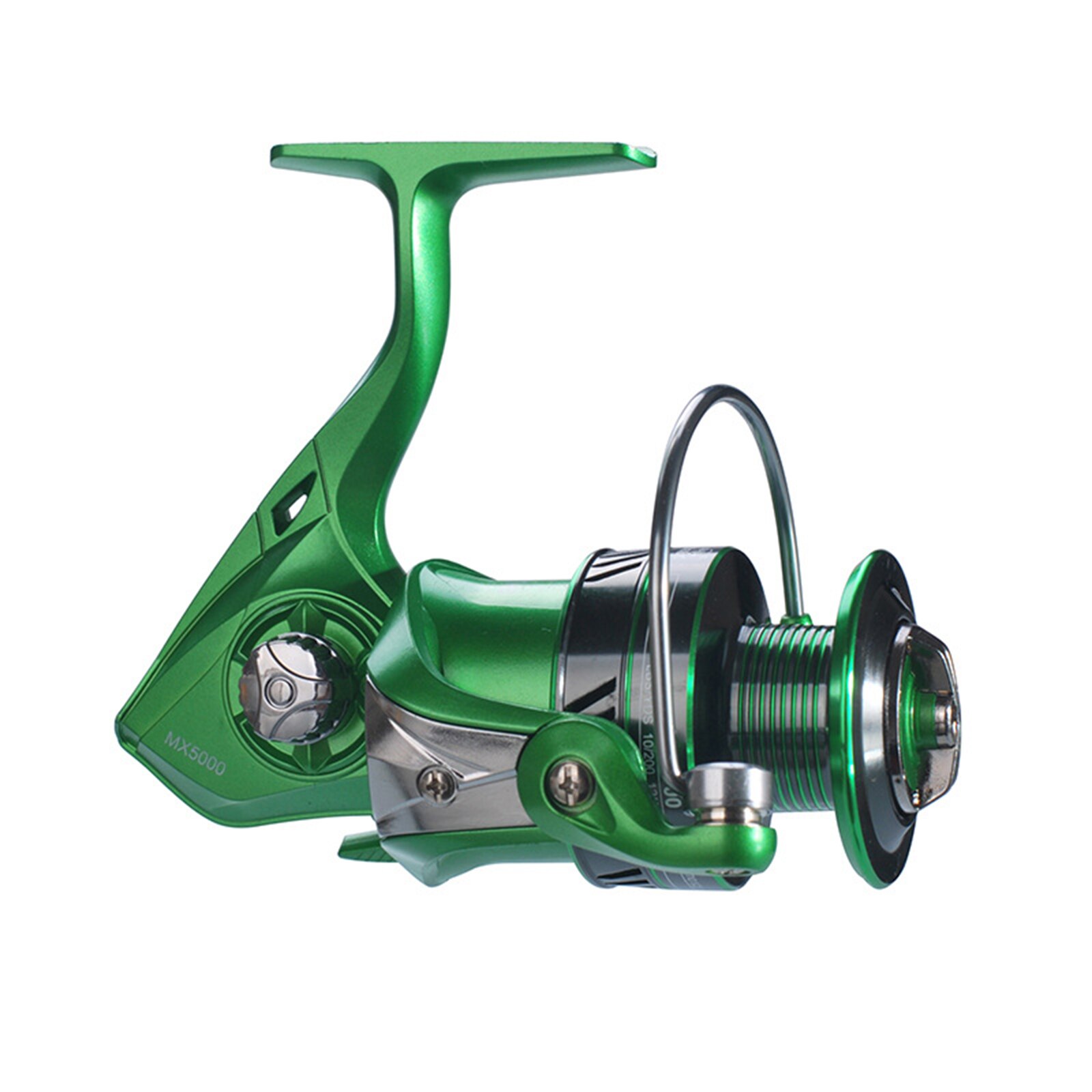 Newest Green Spinning Fishing Reel, 5.2:1/ 4.7:1 High Speed Fishing Reel Lightweight Smooth Fishing Accessory