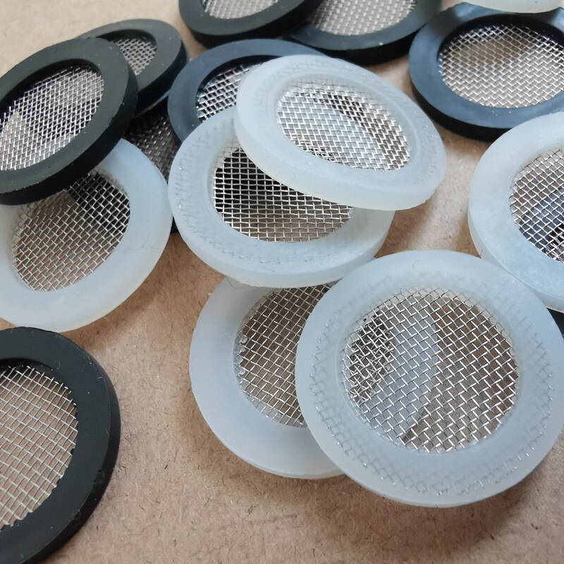 Junta de red de filtro de ducha, junta de manguera de junta tórica de 1/2/3/4 pulgadas, rosca plana, Conector de boquilla de ducha, arandela de grifo, 20 Uds.