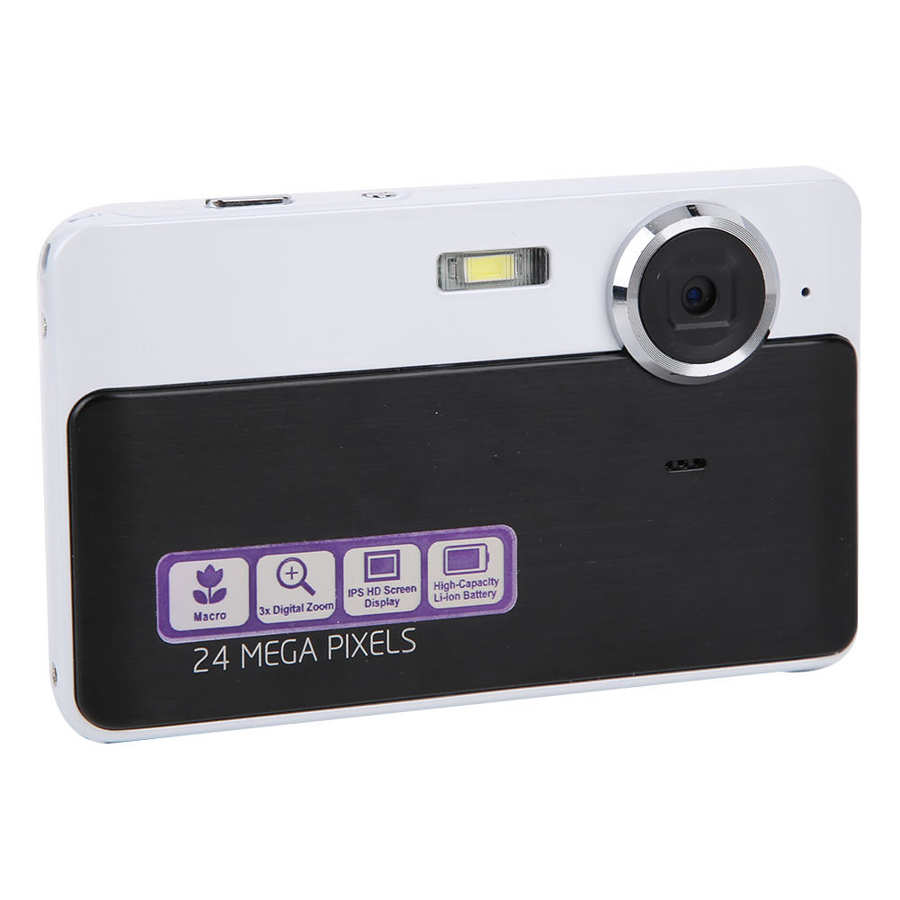 camera profissional video kamera 3Times Zoom Digital Camera 24MP 2 4in LCD Display Screen Built‑in Microphone Card Camera