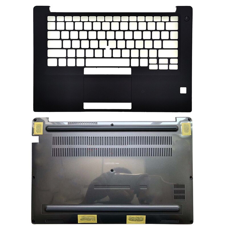For Dell Latitude E7490 7490 Non-Touch Laptop Case LCD Back Cover/Front Bezel/Hinges/Hinge Cover/Palmrest/Bottom Case Black