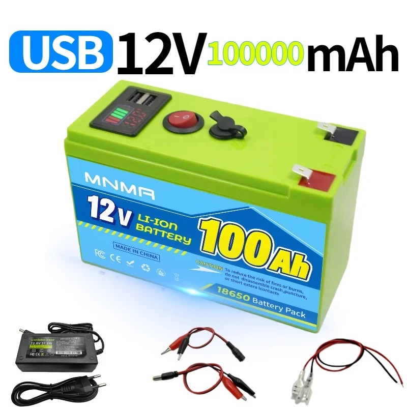 12V 60Ah Lithium Rechargeable LiFeP04 Battery Deep Cycle for Solar Power,UPS🗺️Scooters,Power Wheels,Fish Finder,Built-in BMS