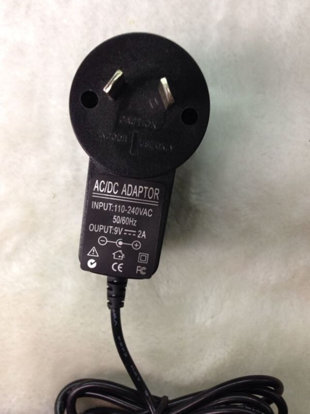 Cargador de pared con enchufe AU, adaptador de fuente de alimentación para tableta, cubo, iWork8, Aoson, M19, M12, Pipo, M2, M3, M8, Chuwi, V3, 9V, 2A, 2,5x0,7mm, 2,5mm
