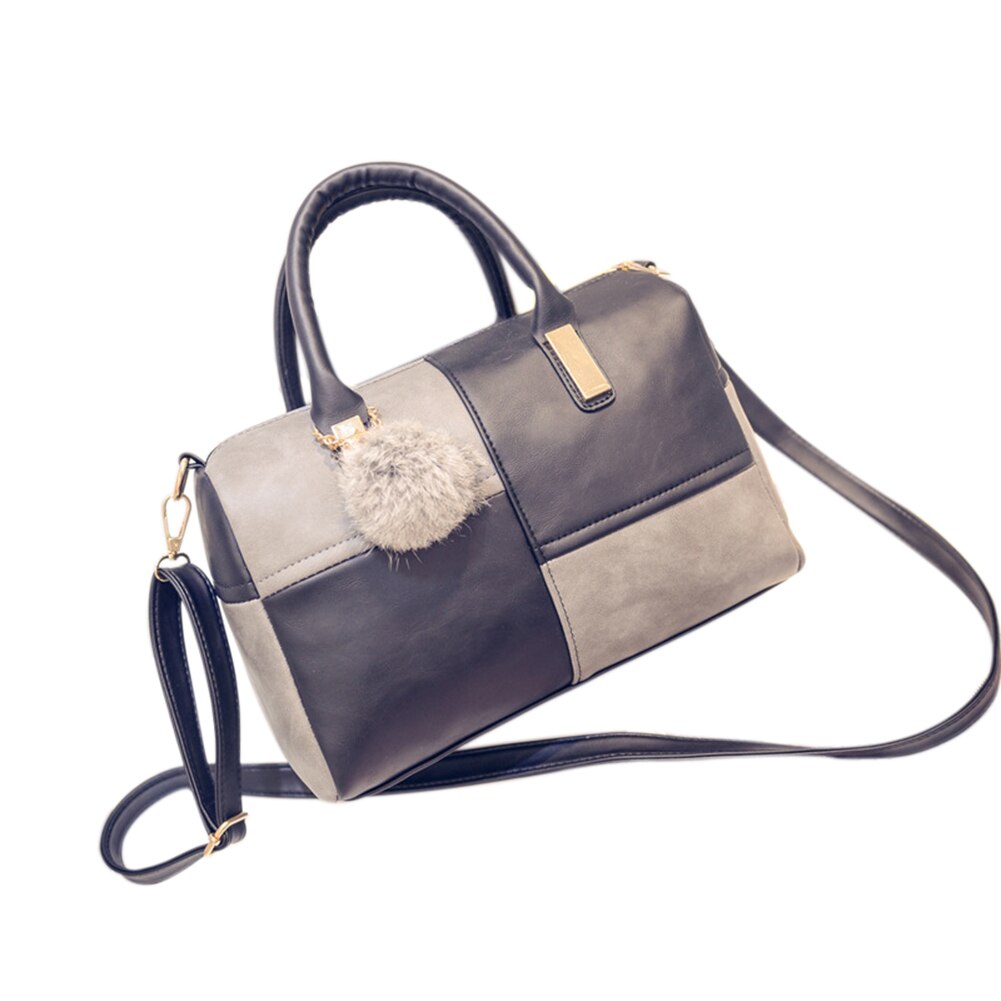 Wysokiej jakości torba damska torba duża PU skórzana torebka na pasek 2019 w nowym stylu torba na ramię: B