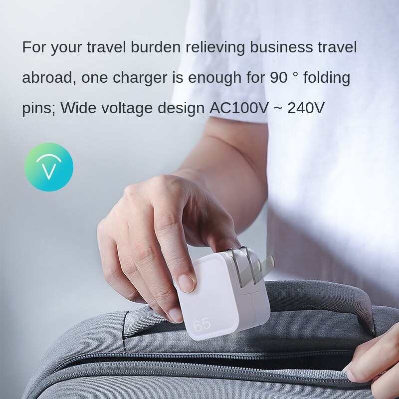 RAVPower PD pioneer 65W GaN Tech USB C wall charger fast portable Huawei Xiaomi iPhone charger fast charger laptop PD charger