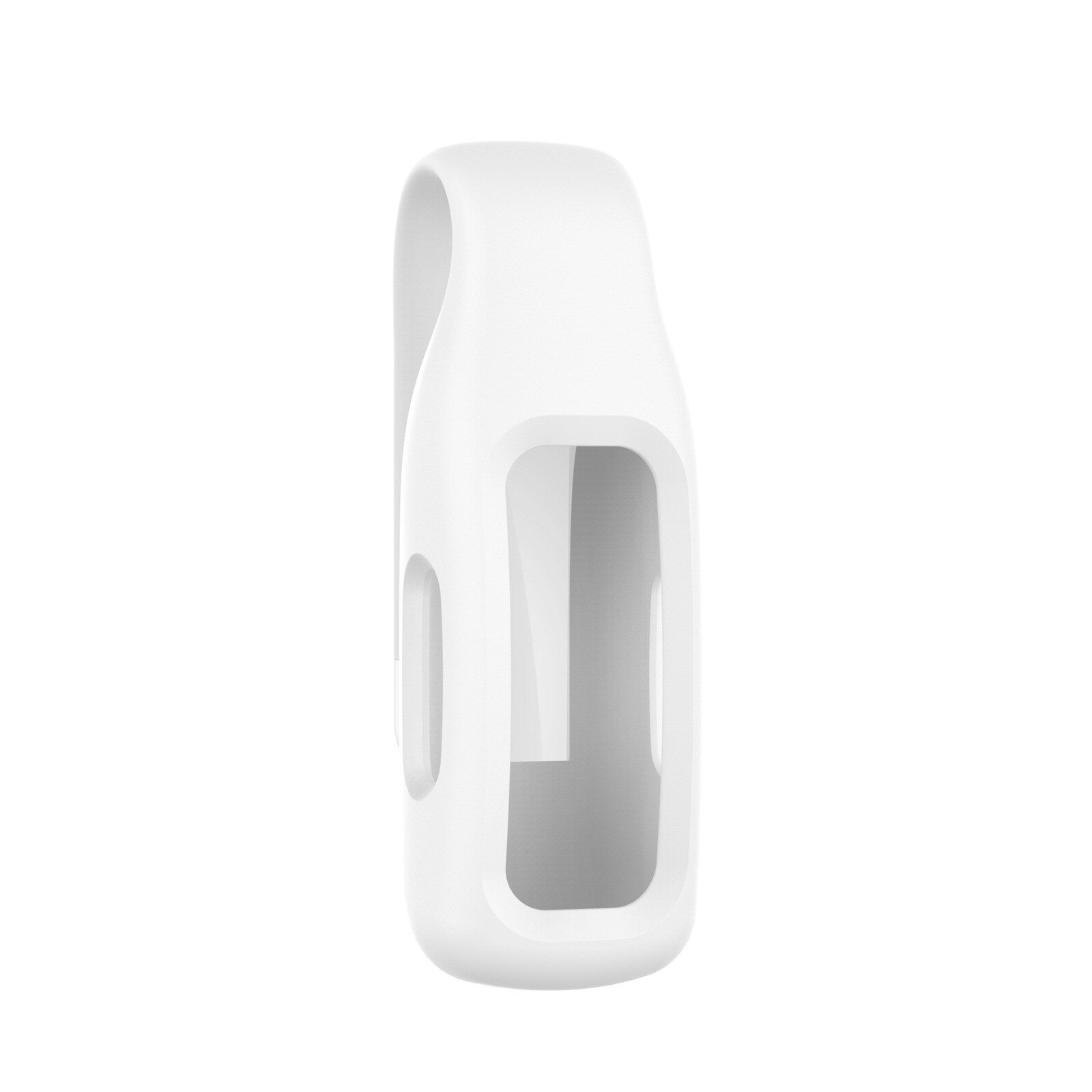 Silicone Case Cover Clasp Clip Holder Replacement Cover Protective Case Skin Clip For Fitbit Inspire-2 Smart Accessories: White