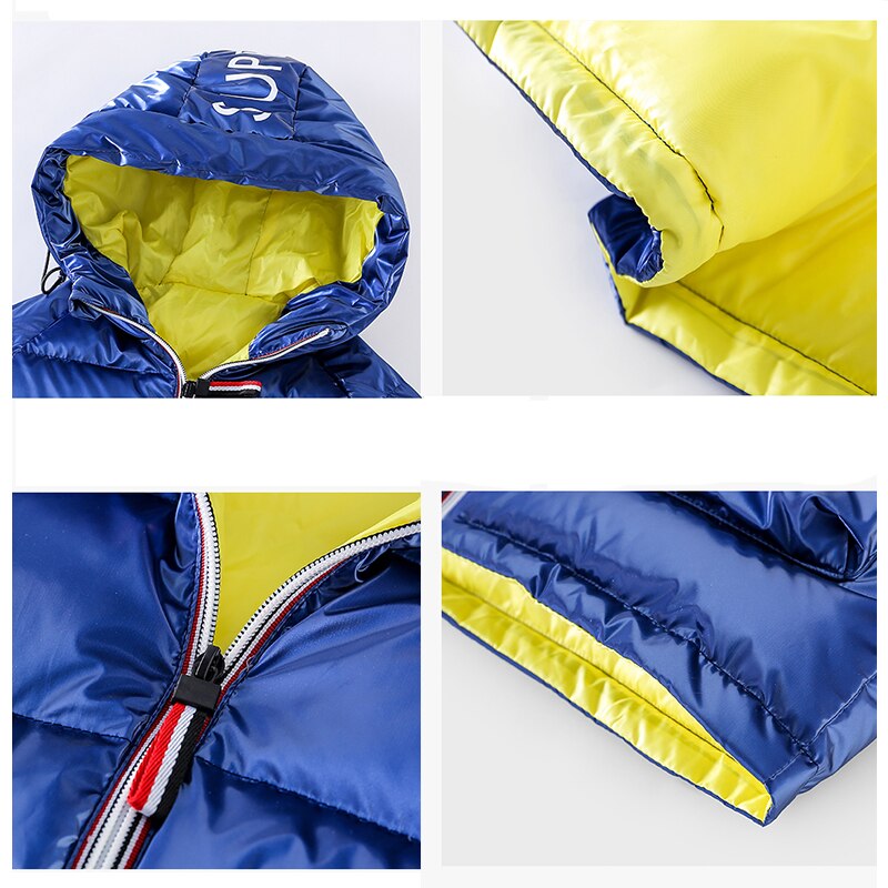 Jungen Winter Mantel freundlicher Mantel für mädchen dicke winddicht warme oberbekleidung freundlicher kleidung mädchen unten jacke 2-10 jahre